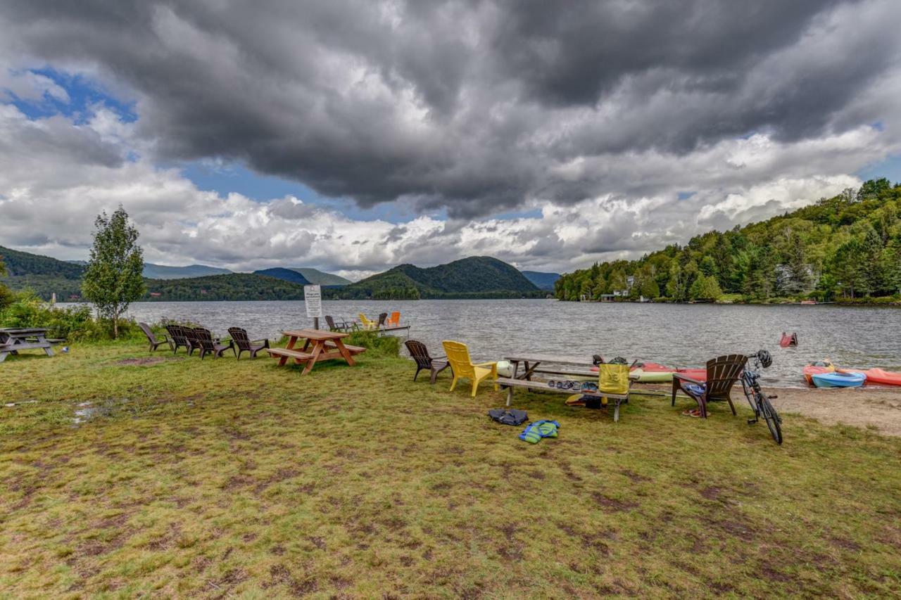 Chic Log Chalet With Hot Tub - Mont-Tremblant North Side By Reserver.Ca Lac-Superieur Exterior foto